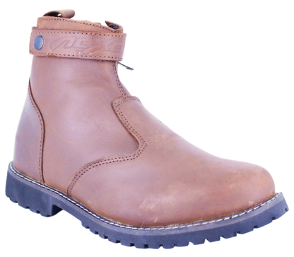 Nexo Ladies Cafe Racer Boots - CAMEL BROWN