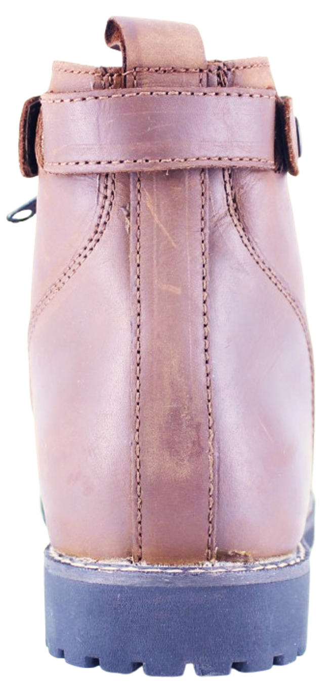 Nexo Ladies Cafe Racer Boots - CAMEL BROWN
