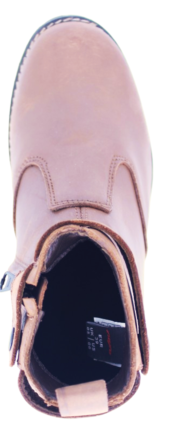 Nexo Ladies Cafe Racer Boots - CAMEL BROWN