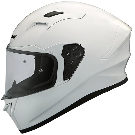 SMK Stellar Gloss White Helmet GL100