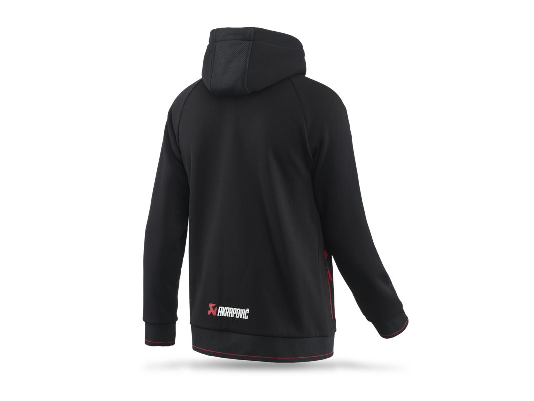 Akrapovic Corpo Zip Men's Hoodie Black