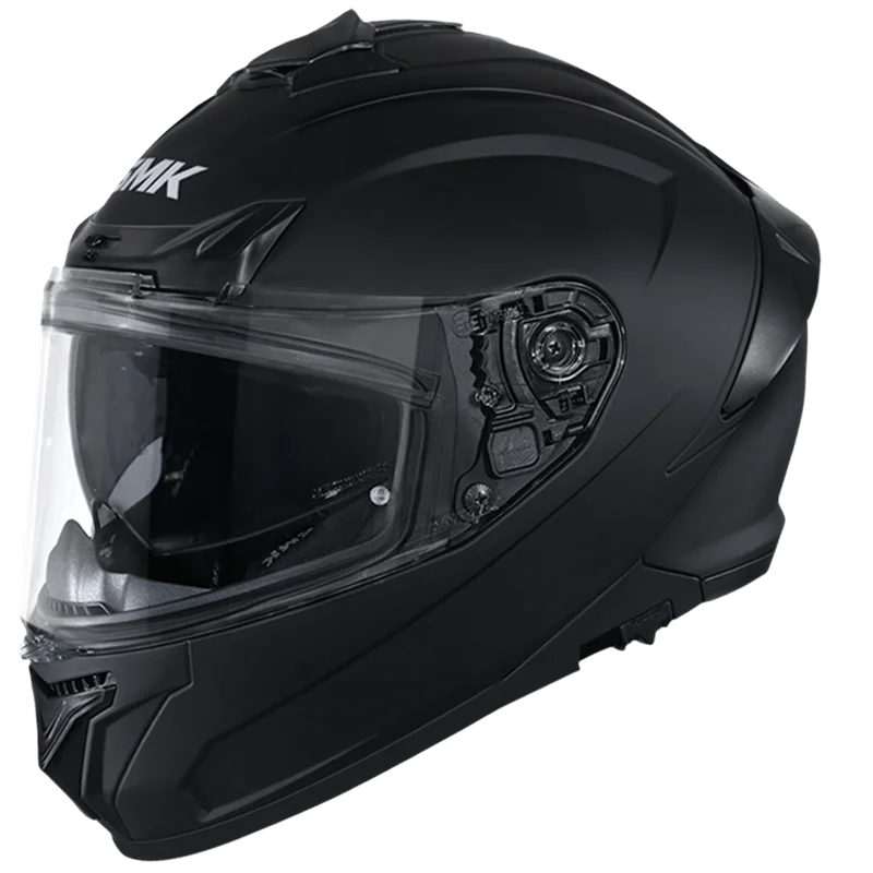SMK Typhoon Matte Black Helmet MA200