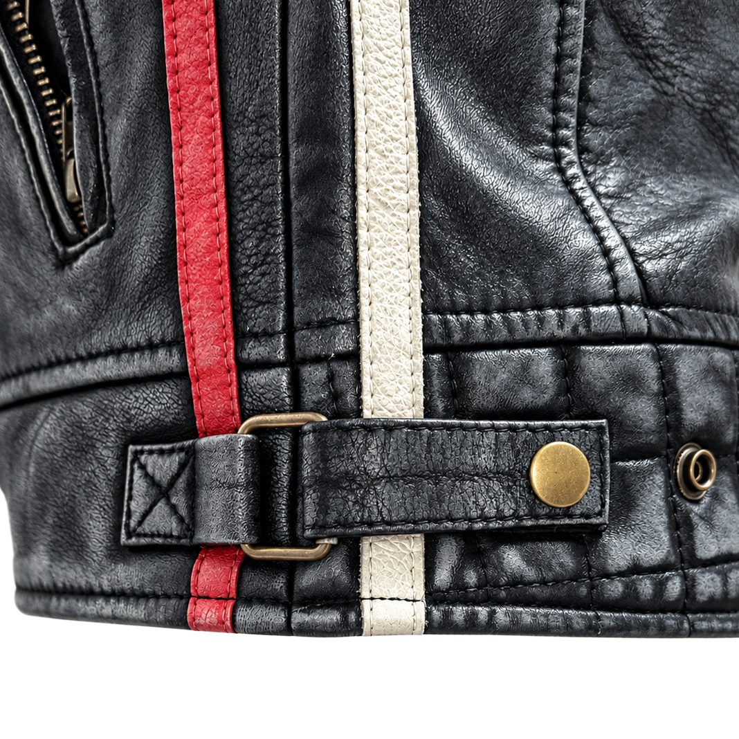 NEXO Ladies Café Racer v2 Leather Jacket - Denim Wax