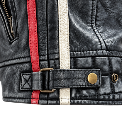 NEXO Ladies Café Racer v2 Leather Jacket - Denim Wax