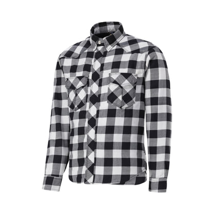 Nexo KEVLAR Flanel Rider Shirt - Black White