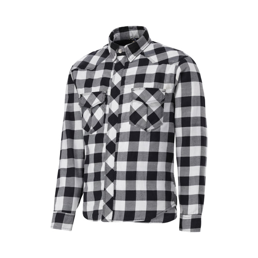 Nexo KEVLAR Flanel Rider Shirt - Black White