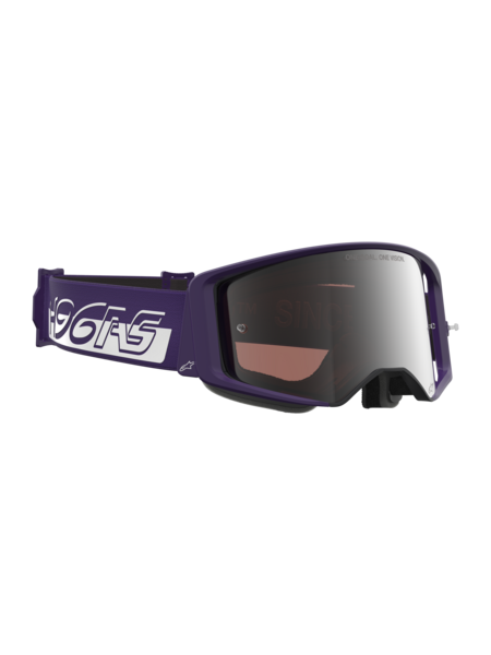 Alpinestars Supertech Hunta Purple/White Mirror Silver