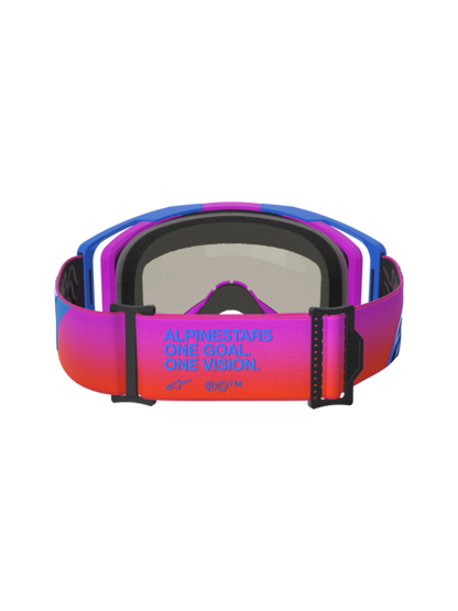 Alpinestars Vision 8 Corp Goggles Purple/Orange Mirror Red