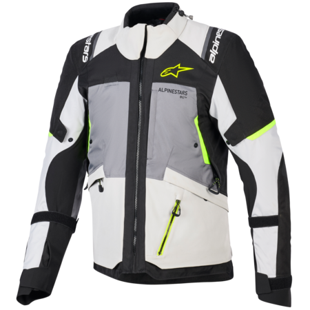 Alpinestars Andes V4 Drystar Jacket Dark Grey/Black/Yellow Fluo