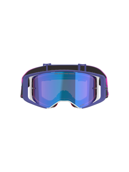 Alpinestars Supertech Vista Goggles Purple/Pink Mirror Blue