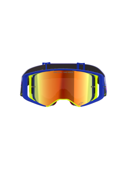 Alpinestars Supertech Vista Goggles Blue/Yellow/Purple Mirror Red