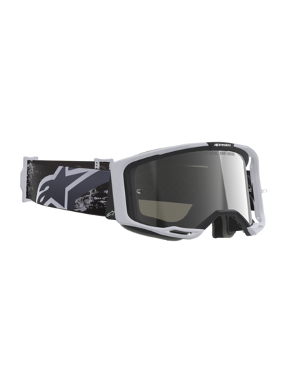 Alpinestars Vision 8 Lahnd Goggles Iron Camo Mirror Silver