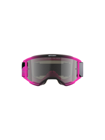 Alpinestars Vision 5 Lahnd Goggles Iron/Pink Flou Mirror Silver