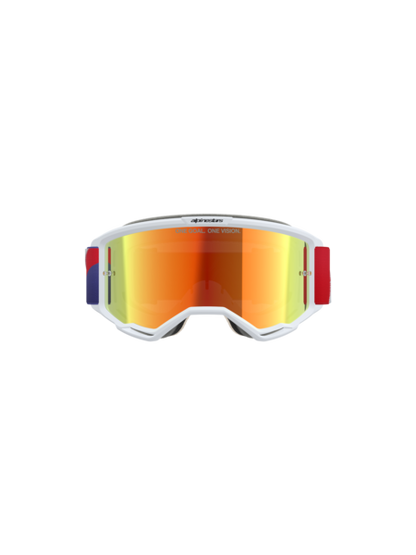 Alpinestars Vision 5 Corp Goggles Red/Purple Mirror Red