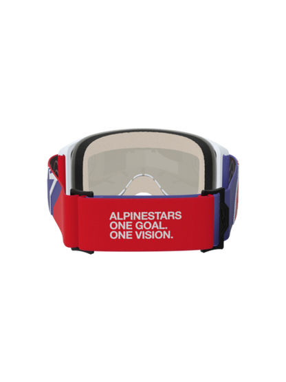 Alpinestars Vision 5 Corp Goggles Red/Purple Mirror Red