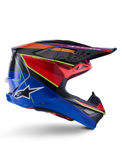 Supertech M10 Era Helmet ECE Blue/Red/Yellow