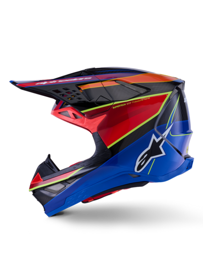 Supertech M10 Era Helmet ECE Blue/Red/Yellow