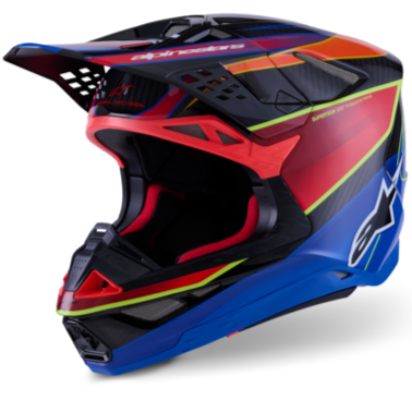 Supertech M10 Era Helmet ECE Blue/Red/Yellow