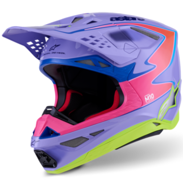 Supertech M10 J Lawrence Helmet ECE Purple/Pink/Yellow