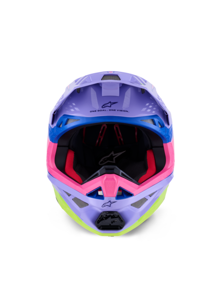 Supertech M10 J Lawrence Helmet ECE Purple/Pink/Yellow