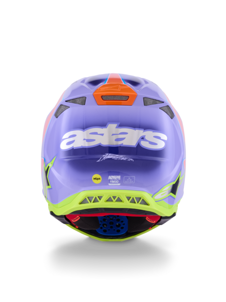 Supertech M10 J Lawrence Helmet ECE Purple/Pink/Yellow