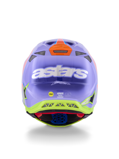 Supertech M10 J Lawrence Helmet ECE Purple/Pink/Yellow