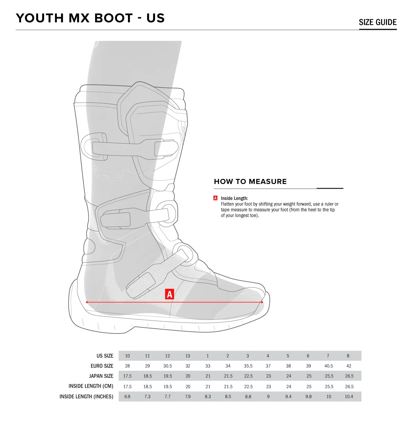 Alpinestars Tech 7S Youth Boots Black/White/Rainbow