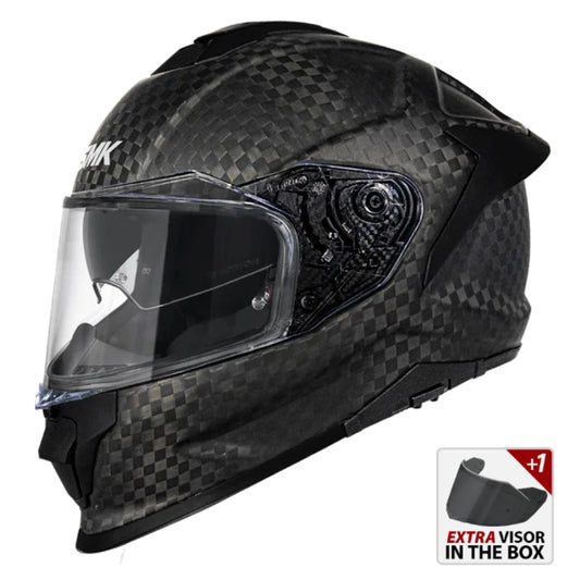 SMK Titan Carbon Helmet MACA200 Matte Black