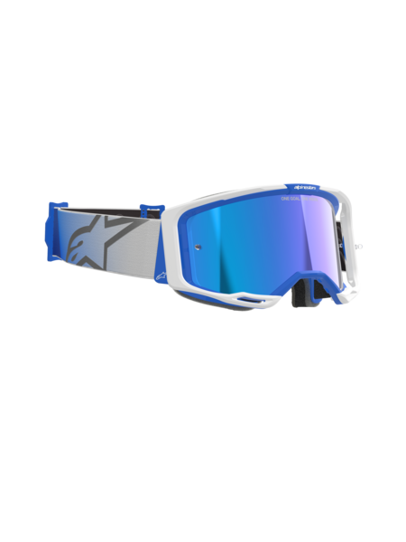 Alpinestars Vision 8 Corp Goggles Blue/White Mirror Blue