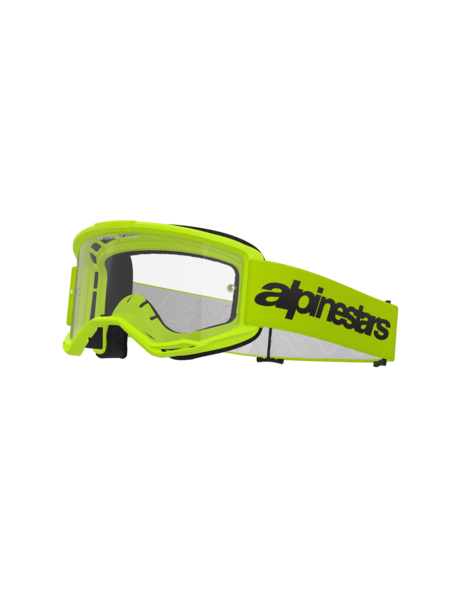 Alpinestars Vision 3 Wordmark Goggles Yellow Clear