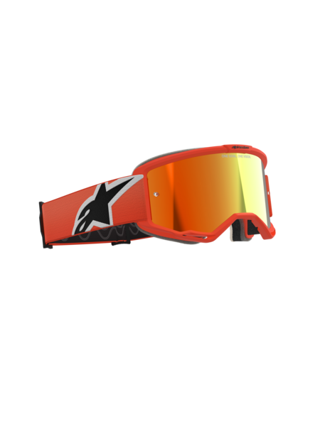 Alpinestars Vision 5 Corp Goggles Orange Mirror Red
