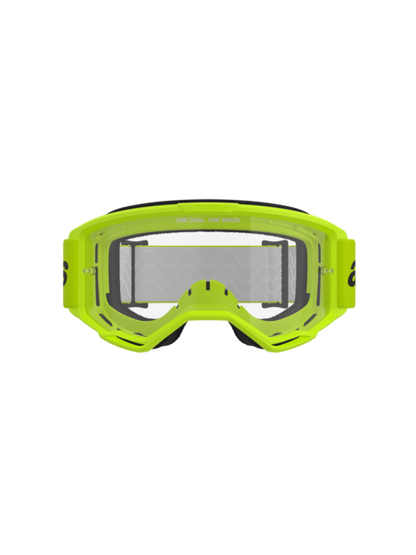Alpinestars Vision 3 Wordmark Goggles Yellow Clear