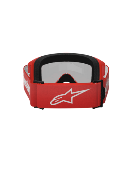 Alpinestars Vision 3 Wordmark Goggles Red Mirror Silver