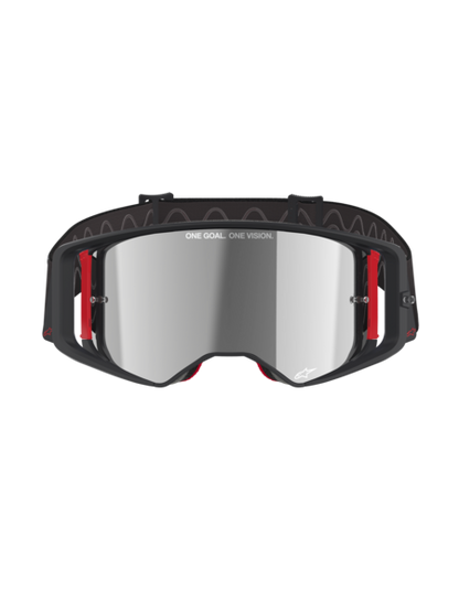 Alpinestars Supertech Corp Goggles Black/Red Mirror Silver