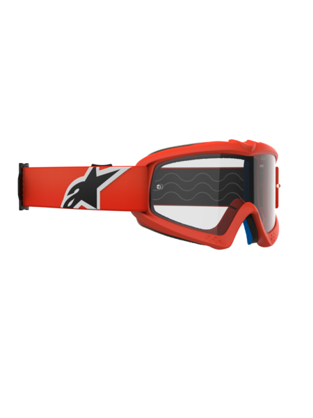 Alpinestars Youth Vision Corp Goggles Orange Clear