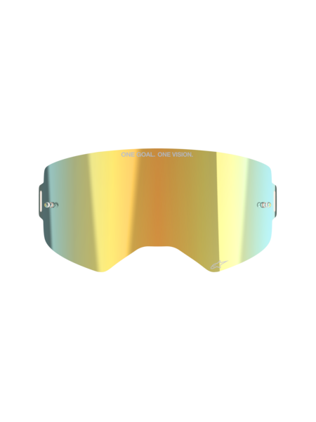 Alpinestars Supertech Replacement Goggle Lens Mirror Gold