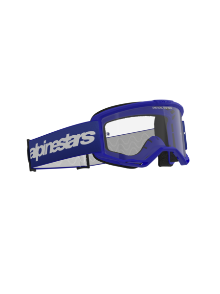 Alpinestars Vision 3 Wordmark Goggles Blue Clear
