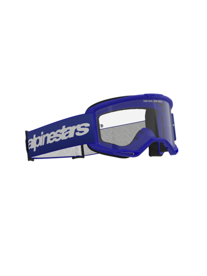 Alpinestars Vision 3 Wordmark Goggles Blue Clear