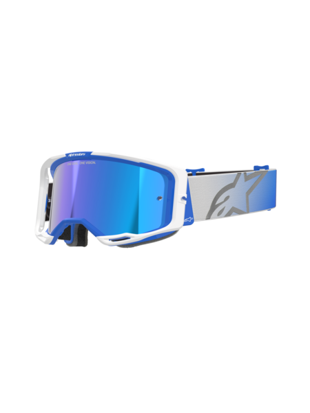 Alpinestars Vision 8 Corp Goggles Blue/White Mirror Blue