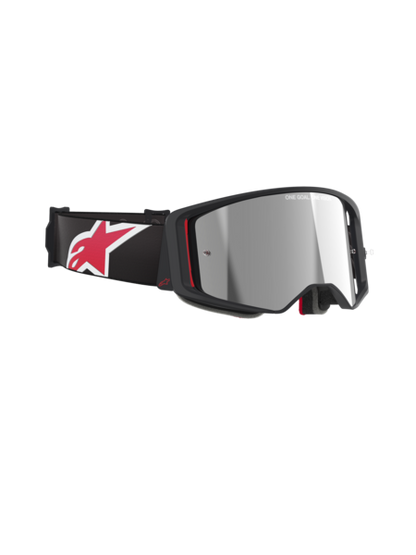 Alpinestars Supertech Corp Goggles Black/Red Mirror Silver