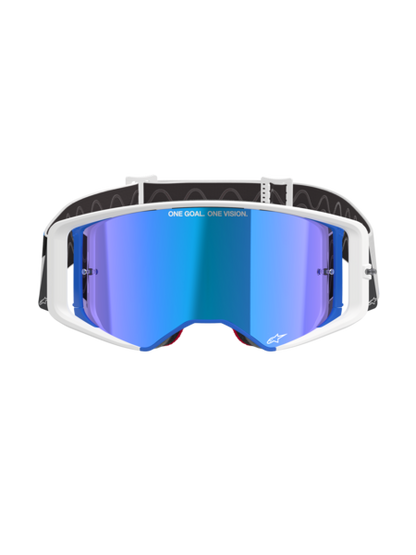 Alpinestars Supertech Corp Goggles Black/Orange Mirror Blue