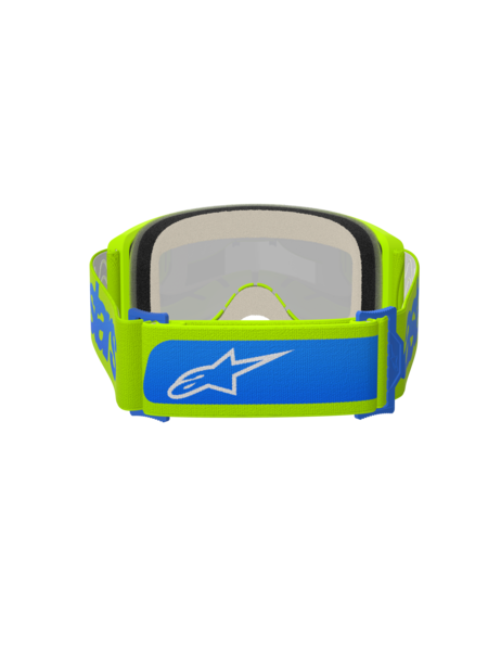 Alpinestars Vision 5 Blaze Goggles Yellow/Blue Mirror Blue