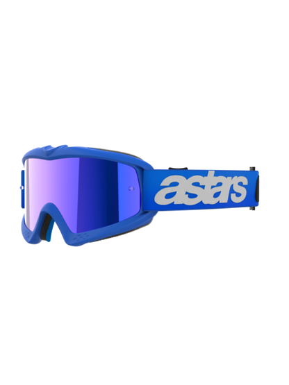 Alpinestars Youth Vision Blaze Goggles Blue Mirror Blue