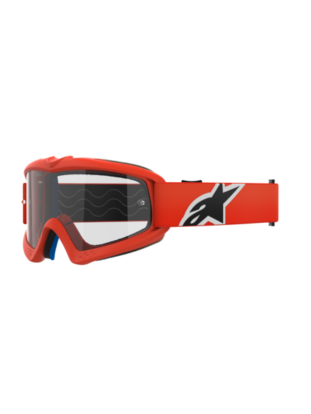 Alpinestars Youth Vision Corp Goggles Orange Clear
