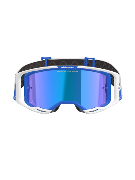 Alpinestars Vision 8 Corp Goggles Blue/White Mirror Blue