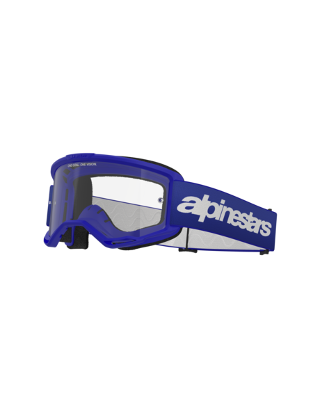 Alpinestars Vision 3 Wordmark Goggles Blue Clear
