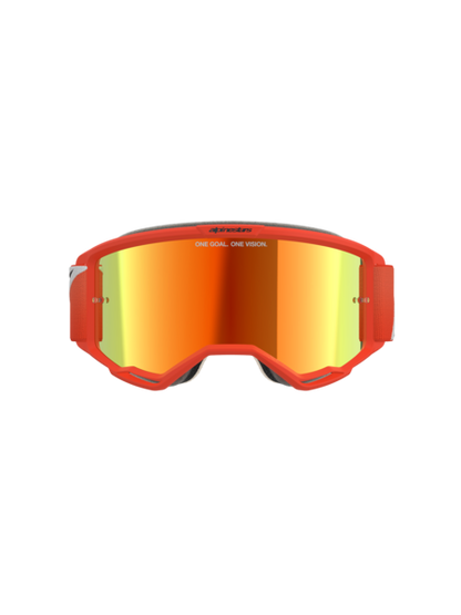 Alpinestars Vision 5 Corp Goggles Orange Mirror Red