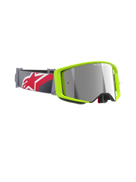 Alpinestars Supertech Corp Goggles Yellow/Red Mirror Silver
