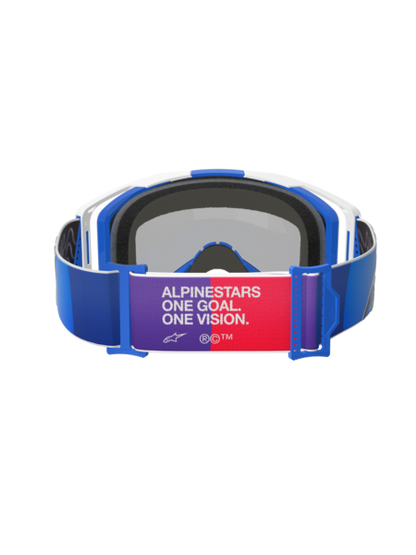 Alpinestars Vision 8 Corp Goggles Blue/White Mirror Blue