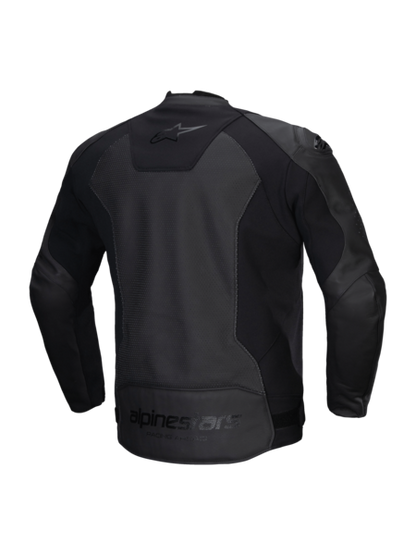 Alpinestars Faster V3 Leather Airflow Jacket Black/Black